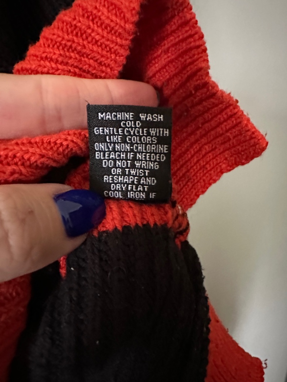 moon & madison Colorblock Crewneck Sweater in Black, Cream, Yellow & Red - Picture 5 of 5